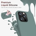thumbnail image 5 of JASBON Case for iPhone 13 Pro Case Liquid Silicone Lightweight Phone Case Gel Rubber, Shockproof Full Protective Slim, 5 of 5