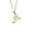 A, variant on YUEHAO accessories Necklaces Pendants Ladies Classic Gold 26 English Letter Initials Clavicle Chain Pendant Necklace A