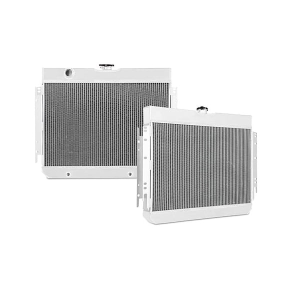 Mishimoto MMRAD-CHE-65X X-Line Performance Aluminum Radiator Compatible With Chevrolet Chevelle 1965-1967 Silver