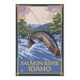 thumbnail image 2 of Salmon River, Idaho, Fly Fishing Scene (19x27 inches, Premium 500 Piece Jigsaw Puzzle for Adults and Family, Made in USA), 2 of 4