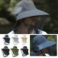 thumbnail image 3 of Outdoor Fishing Hat with Mesh Mask Mosquito Proof Sun Protection Breathable, 3 of 6