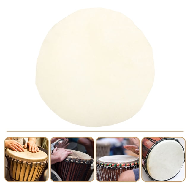 unbranded Piel Para Drum Cubierta De Cuero De Cabra Con Acabado Durable