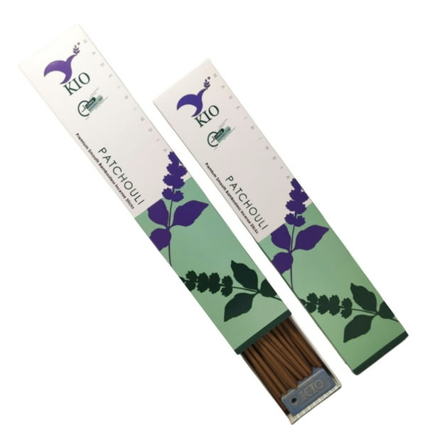 Incienso Sin Varilla 100% Natural Fragancias Herbales Larga Duracion 60min Relajación Budismo Meditación Yoga Pilates Copal Mirra Lavanda Palo Santo Hecho en India Elementos Bambooless + Base