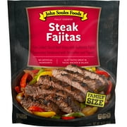 John Soules Foods, Fully Cooked, Steak Fajitas, Fire Grilled Beef Strips, Family Size, 14 oz