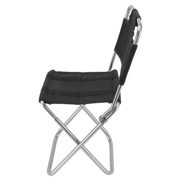 Compact Lightweight Foldable Outdoor Chair with Breathable Oxford Fabric, Sturdy X-Shaped Aluminum Frame, and Comfortable Backrest for Camping, Fishing, and Hiking