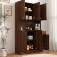 thumbnail image 2 of Walnut 6 - Door Bedroom Wardrobe with Shelving / More Storage Area in Bedroom, 2 of 6
