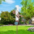 thumbnail image 6 of Hummingbird Rain Gauge Garden Stake 36.22" Metal Outdoor Decoration Plastic Tubes for Garden Yard Outdoors Fence Decoration, 6 of 6