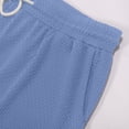 thumbnail image 4 of Staki Sweat Pants Girls Sweatpants Kids Drawstring Pants Teen Girls Wide Leg Baggy Joggers Pants with Pockets(Sky Blue,12-13 Years), 4 of 9