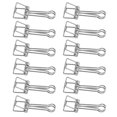 thumbnail image 1 of Pinzas para papel, 80 piezas, pinzas para carpetas, pinzas huecas de metal, pinzas para carpetas pequeñas, diseño elevado, 1 of 12