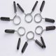 thumbnail image 1 of 6pcs Spring Clip Collars, 1 Inch (25 Mm) For Smooth Dumbbell Handle Or Standard Weightlifting Barbell, 1 of 1