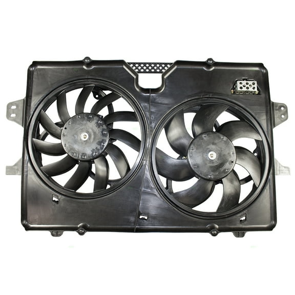 Brock Replacement Dual Cooling Fan Motor Assembly Compatible with 2009-2012 Escape 2009-2011 Mariner 4 cyl 8L8Z8C607A