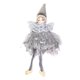 thumbnail image 1 of Muñeca de Ángel de Navidad Inteprter adorno para el hogar colgante gris, 1 of 6