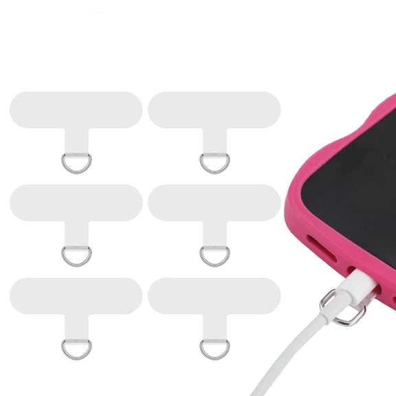 Phone Tether Tab 6PCS Phone Lanyard Tab Phone Tether Patch Kit for Smartphones
