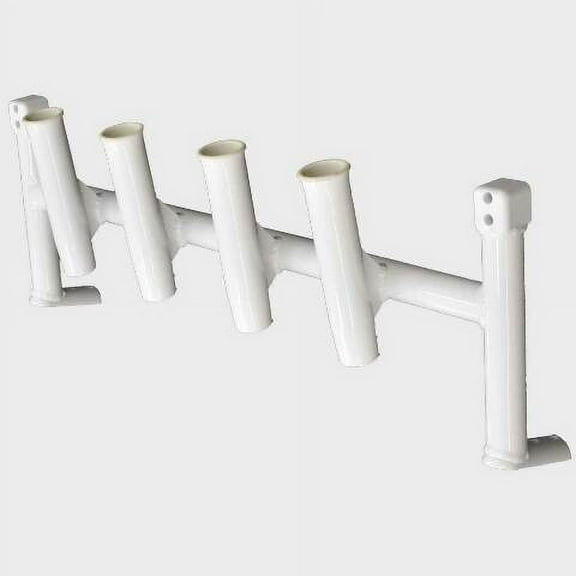 Wellcraft Boat Backrest Rod Holder 033-1476-W | 4-Tube 39 1/2 Inch Sky White