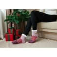thumbnail image 3 of LEMZONE Women's Winter Slipper Socks Warm Cozy Fuzzy Fleece-lined Cabin Socks with Grippers, 3 of 5