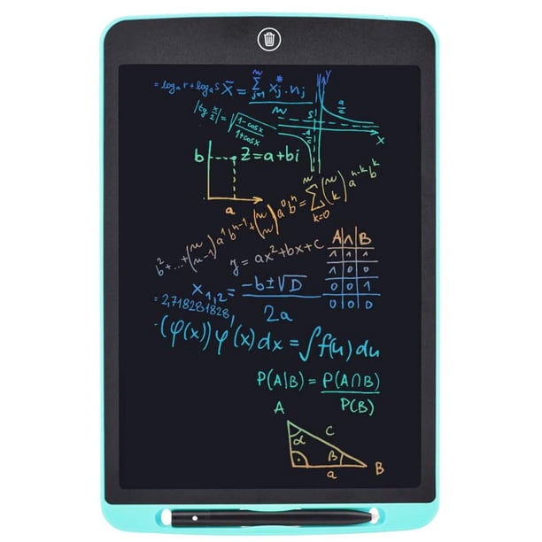 Tableta de escritura LCD, Tablero de escritura LCD, Tablero de escritura de tableta gráfica Tablero de escritura digital Tablero de pintura sin papel para niños Escuela Dibujar notas Azul claro Jormftte LKX-1145-1