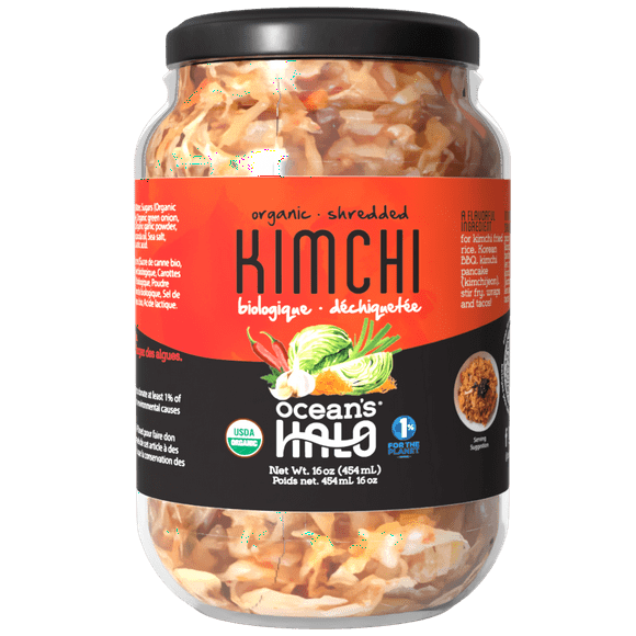 Ocean's Halo Organic Kimchi, Vegan, Shelf-Stable, 16 oz (454 g), OCEAN'S HALO OH ORGANIC KIMCHI