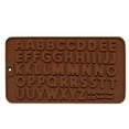 thumbnail image 1 of Fiudx Molde para Pastel de Chocolate con 52 Letras En Inglés, Apto para Uso Alimentario, Apto para Microondas y Lavavajillas, Ideal para Decorar Pasteles, Herramienta Versátil para Hornear, Tamaño 16, 1 of 5