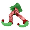 thumbnail image 5 of Christmas Elf Legs Tree Decorations Stuffed Elf Leg for Xmas Home Party Tree Fireplace Ornaments, 5 of 7