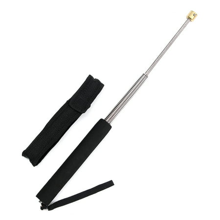 3Sections Spring Stick Retractable Defense Tool Telescopic Rubber ...