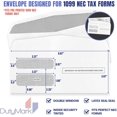 thumbnail image 3 of Sobres Dutymark 1099 NEC 2025, autoadhesivos, 3 formularios de impuestos, paquete de 25, 3 of 5