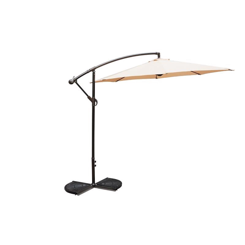 Bond Manufacturing 12 kg Black Envirostone Patio Umbrella Bases, UV Resistant