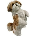 thumbnail image 2 of Sandicast Original Size Gold and White Shih Tzu Sculpture, Sitting Pretty, 2 of 2