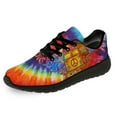 thumbnail image 4 of Uminder Womens Tennis Shoes Peace Tie Dye Sneakers Black Shoes Size 6, 4 of 5