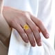 thumbnail image 1 of Anillo de moda Decoración elegante clásica simple para damas de niñas de fiesta de compromiso amarillo US6 Yinane anillo de joyería, 1 of 8