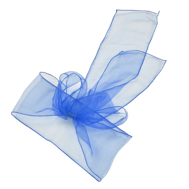 Organza 10pcs Silla de Banquete de Organa Silla Exquisita Silla de Reverencia Fajas para la Decoración de la Fiesta de Bodas