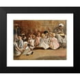 thumbnail image 2 of Max Liebermann 14x11 Black Modern Framed Museum Art Print Titled - Small Children's School (1875), 2 of 5