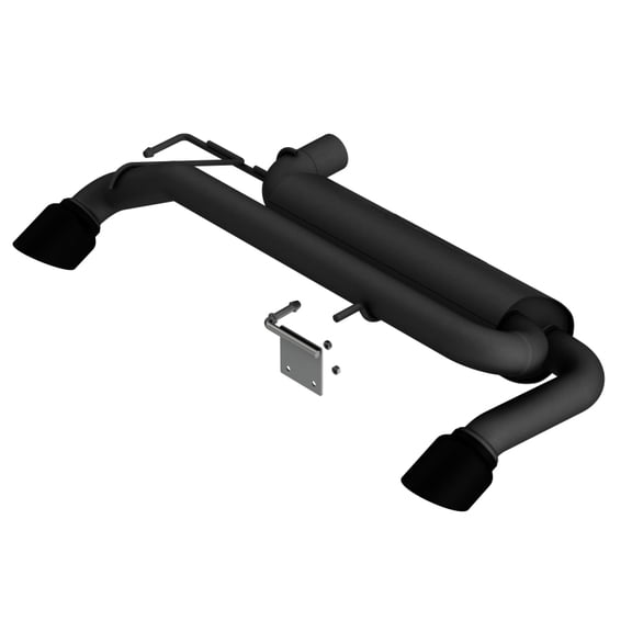 Borla ATAK Axle-Back Exhaust System for 2021-2025 Ford Bronco 2.3L * Black Coated Tips