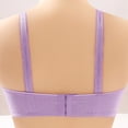 thumbnail image 4 of Abcnature Bras for Women Non Steel Ring Style Printed Gathered Middle Button Breathable Underwear Daily Bras, 4 of 5