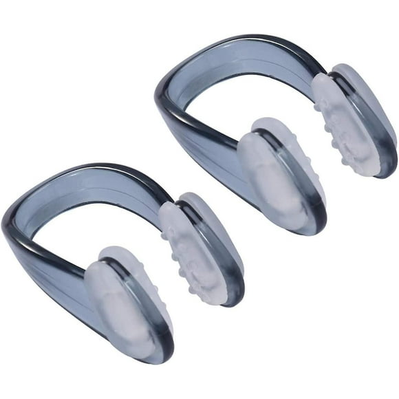 Swimming Nose Clip Adult Swimming Protection Accessories Swimming Accessories (black)(2pcs )