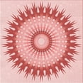 thumbnail image 1 of Ahgly Company Machine Washable Indoor Square Transitional Pink Area Rugs, 7' Square, 1 of 7