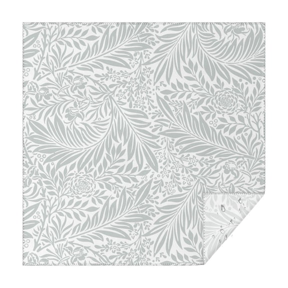 Floral 42" Square Waterproof Tablecloth, Floral Print Polyester Table Cover