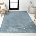 thumbnail image 5 of JONATHAN Y SCANDINAVIAN 5 x 8 Area Rug, Hallie Minimalist Curve Geometric - Dark Blue/Cream, SCN100C-5, 5 of 11