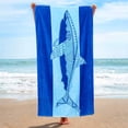 thumbnail image 1 of Beach Towel - Large Microfiber Quick Dry & Absorbent Towel for Pool, Beach & Travel, 1 of 8