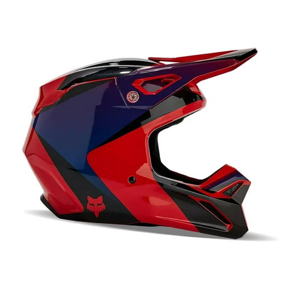 Fox Racing V1 Streak Helmet Flo Red