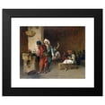 thumbnail image 2 of Jean-Léon Gérôme 14x12 Black Modern Framed Museum Art Print Titled - Cafe House-Cairo (Casting Bullets) (1884 or Earlier), 2 of 5