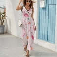 thumbnail image 6 of Flamingo Pattern Art Sleeveless Dress Women's Summer Suit Dresses for Women 2025 Luxury Party Dress, 6 of 7