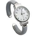 thumbnail image 3 of Blekon Collections Japanese Quartz Womens Trendy Classic 26mm Case Leather Bangle Cuff Watch, 3 of 5