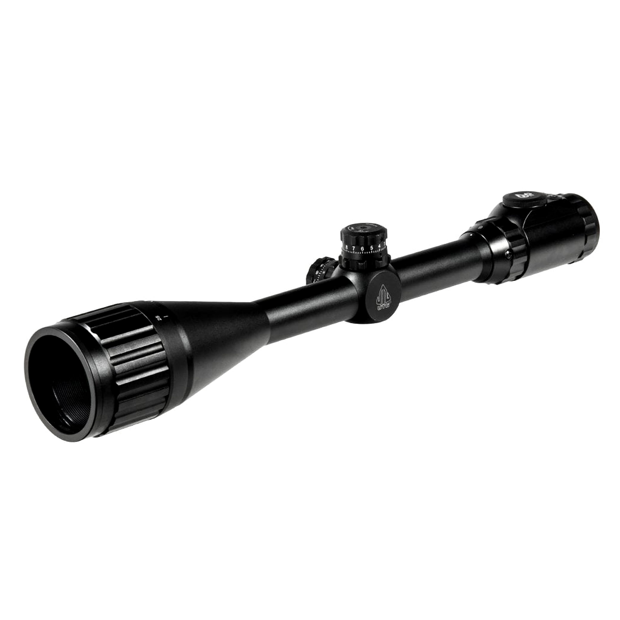 UTG 6-24X50 1" Hunter Scope, AO, 36-color Mil-dot, w/ Rings