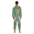 thumbnail image 4 of FORMRS Onesies Pajama for Adults Unisex Hoodie Winter Jumpsuit One Piece Sleepwear, Sizes S-2XL, Christmas Gingerbread, 4 of 7