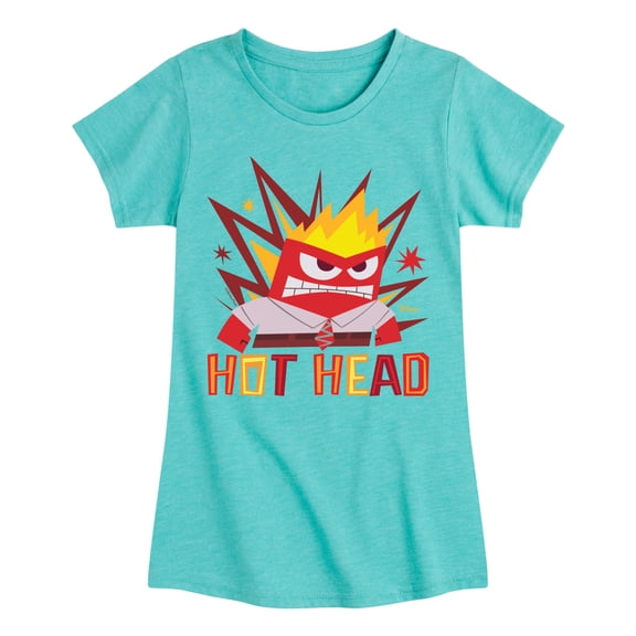 Inside Out - Hot Head Anger Fitted Short Sleeve Graphic T-Shirt