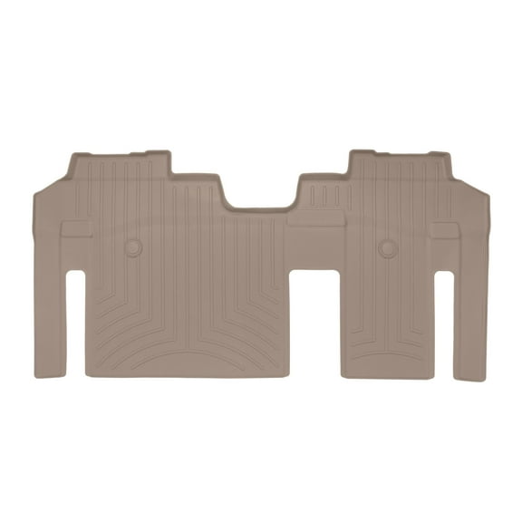 WeatherTech Custom Fit FloorLiners compatible with 2021-2025 Toyota Sienna - 2nd Row, Tan