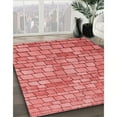 thumbnail image 3 of Ahgly Company Machine Washable Indoor Rectangle Transitional Lava Red Area Rugs, 2' x 4', 3 of 7