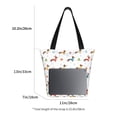 thumbnail image 3 of Balery winter Snowflake Dachshund Bolsa de Hombro con Diseño, Bolsa Grande y Duradera, Bolsa Versátil para Compras, 3 of 6