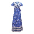 thumbnail image 3 of WILLBEST Vestidos Casuales para Mujer Vestido Casual de Vacaciones Estampado y Vestido Largo Sexy para Mujer Grande​​, 3 of 3