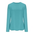 thumbnail image 5 of T Shirts for Women Sun Tight Long Sleeve Cool and Breathable Sports Top, 5 of 8